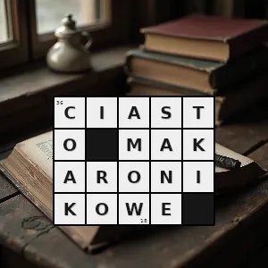 Hasło krzyżówkowe ciasto którego podstawę stanowią zmielone orzechy mak lub migdały zmieszane z białkami jajek oraz cukrem - ciasto makaronikowe – rozwiązanie, synonimy, podpowiedzi i definicje krzyżówkowe